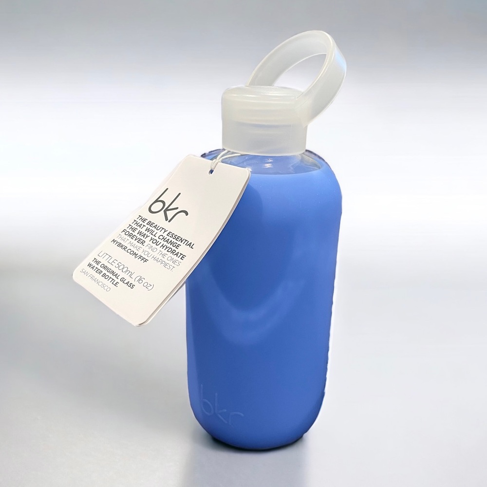 Little bkr Glass Bottle with Silicone Cover and Lid